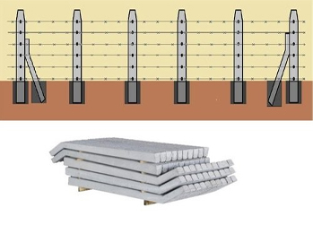 RCC Fencing Poles